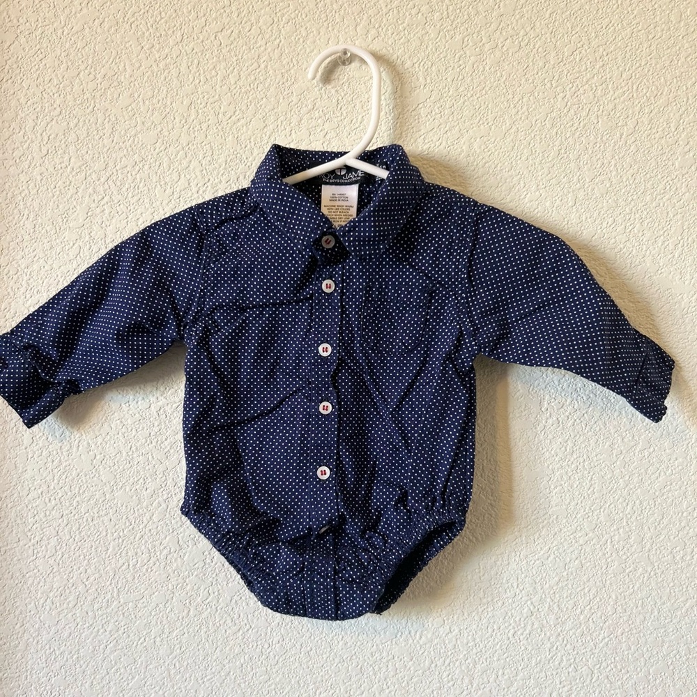 0-3 months dress shirt by Troy James